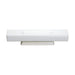 Vanity Nuvo SF77-088 4 Light - 24" - Vanity - with White "U" Channel Glass - White Finish Nuvo