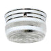 Flush Mount Nuvo SF77-101 2 Light - 8" - Flush Mount - Medium Crystal / White Drum - Polished Chrome Finish Nuvo