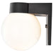 Wall Fixture Nuvo SF77-141 1 Light - 8" - Utility - Wall Mount - With White Glass Globe - Bronzotic Finish Nuvo