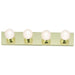 Vanity Nuvo SF77-189 4 Light - 24" - Vanity - Strip - Polished Brass Finish Nuvo