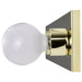 Vanity Nuvo SF77-190 6 Light - 36" - Vanity - Strip - Polished Brass Finish Nuvo