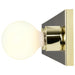 Vanity Nuvo SF77-190 6 Light - 36" - Vanity - Strip - Polished Brass Finish Nuvo