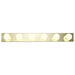 Vanity Nuvo SF77-190 6 Light - 36" - Vanity - Strip - Polished Brass Finish Nuvo