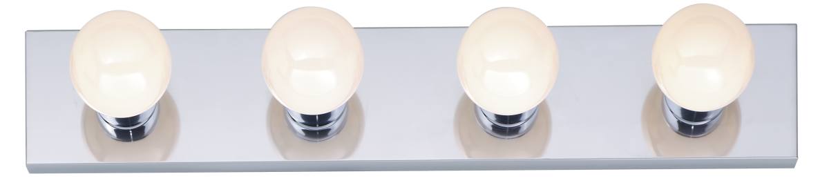 Vanity Nuvo SF77-193 4 Light - 24" - Vanity - Strip - Polished Chrome Finish Nuvo