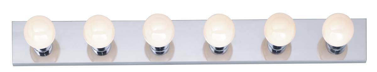 Vanity Nuvo SF77-194 6 Light - 36" - Vanity - Strip - Polished Chrome Finish Nuvo