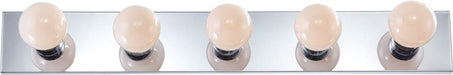 Vanity Nuvo SF77-196 5 Light - 30" - Vanity - Strip - Polished Chrome Finish Nuvo