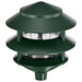 Post Lantern Nuvo SF77-323 Pagoda Garden Fixture - Small Hood - 1 light - 2 Tier - Green Finish Nuvo