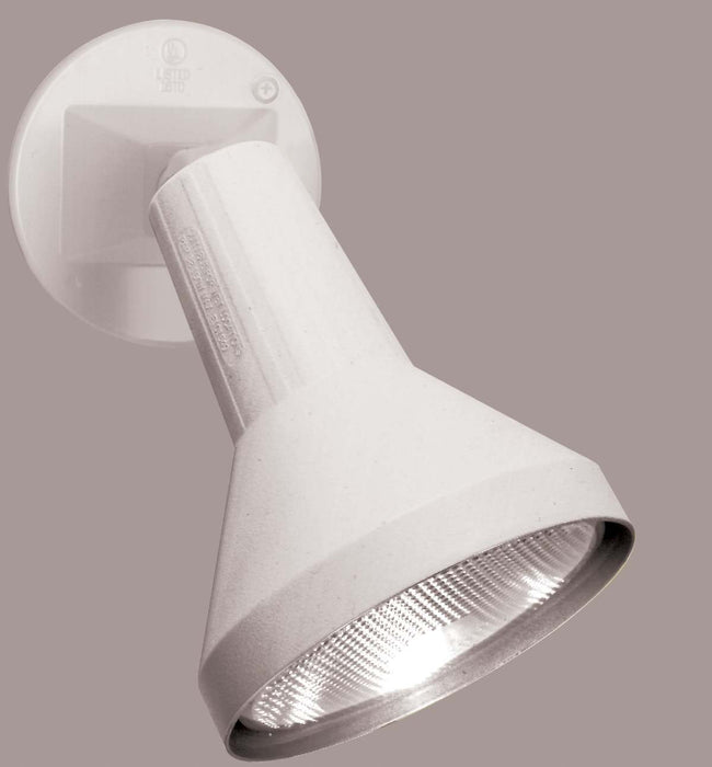 Flood Light Nuvo SF77-487 1 Light - 8" - Flood Light - Exterior - PAR38 with Adjustable Swivel - White Finish Nuvo