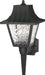 Wall Lantern Nuvo SF77-852 1 Light - 18" - Wall Lantern - Mansard Lantern with Textured Acrylic Panels - Black Finish Nuvo