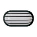 Wall Fixture Nuvo SF77-857 1 Light - 10" - Oval Cage Wall Fixture - Polysynthetic Body & Lens - Black Finish Nuvo