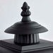 Wall Lantern Nuvo SF77-896 1 Light - 17'' Coach Lantern with Finial - Beveled Acrylic Panels - Black Finish Nuvo