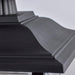 Wall Lantern Nuvo SF77-896 1 Light - 17'' Coach Lantern with Finial - Beveled Acrylic Panels - Black Finish Nuvo