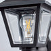 Wall Lantern Nuvo SF77-896 1 Light - 17'' Coach Lantern with Finial - Beveled Acrylic Panels - Black Finish Nuvo