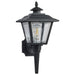 Wall Lantern Nuvo SF77-896 1 Light - 17'' Coach Lantern with Finial - Beveled Acrylic Panels - Black Finish Nuvo
