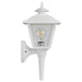 Wall Lantern Nuvo SF77-897 1 Light - 17'' Coach Lantern with Finial - Beveled Acrylic Panels - White Finish Nuvo