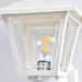 Wall Lantern Nuvo SF77-897 1 Light - 17'' Coach Lantern with Finial - Beveled Acrylic Panels - White Finish Nuvo