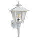 Wall Lantern Nuvo SF77-897 1 Light - 17'' Coach Lantern with Finial - Beveled Acrylic Panels - White Finish Nuvo