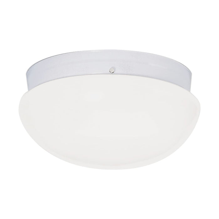 Flush Mount Nuvo SF77-987 2 Light - 12" Flush with White Glass - White Finish Nuvo
