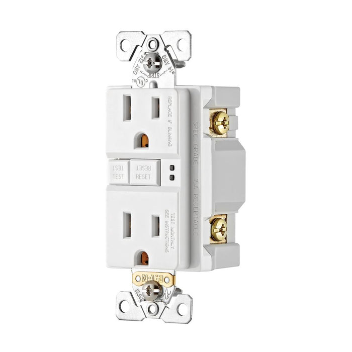 GFCI EATON SGF15W GFCI Receptacle 15 Amp White Eaton