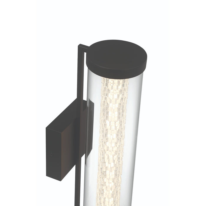 Outdoor Wall Sconce Eurofase 46696-014 SAVRON 14 Inch Outdoor LED Wall Sconce - Black Eurofase