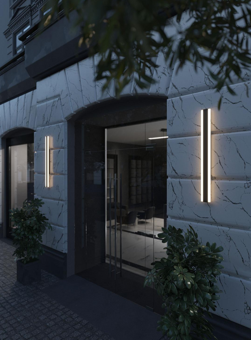 AFX REAW0548 Rhea 48'' LED Outdoor Sconce Black