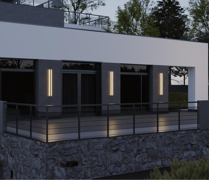 AFX REAW0548 Rhea 48'' LED Outdoor Sconce Black