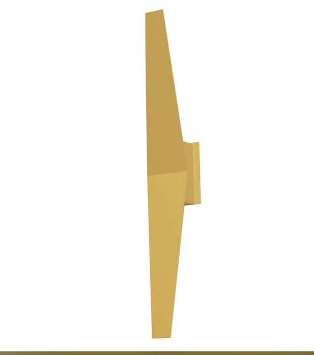 AFX Brink 36 Inch LED Wall Sconce in Black or Gold