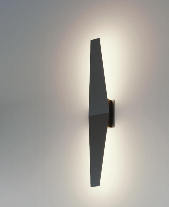 AFX Brink 36 Inch LED Wall Sconce in Black or Gold