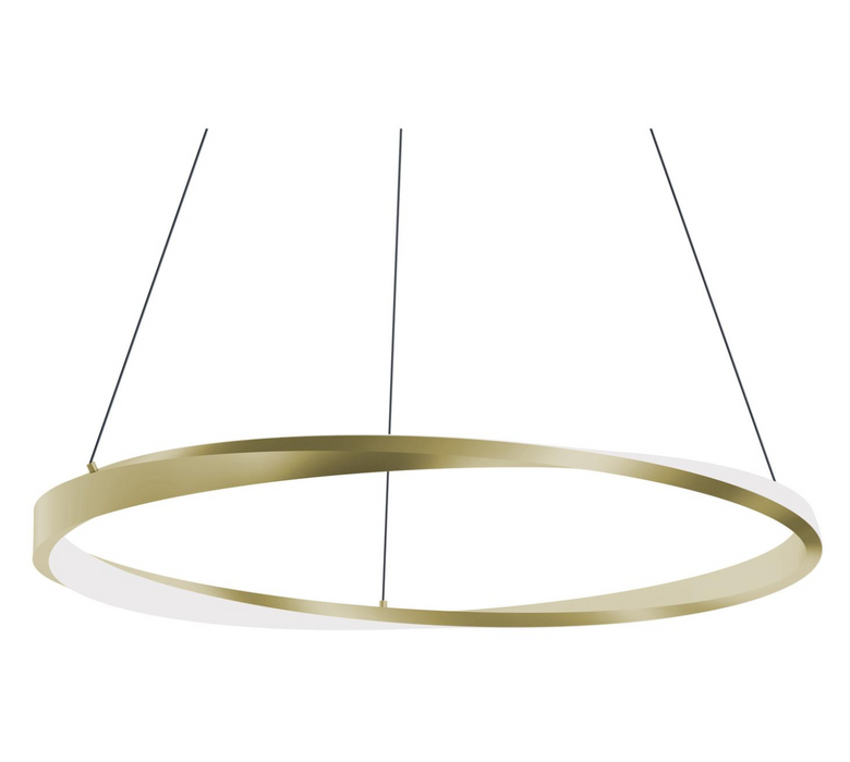 AFX Lighting OBRP40 Oberon 40 Inch LED Twisted Ring Chandelier