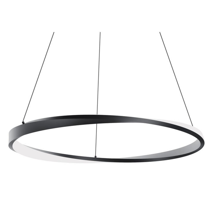 AFX Lighting OBRP40 Oberon 40 Inch LED Twisted Ring Chandelier