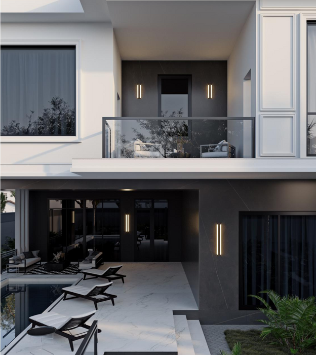 AFX REAW0524 Rhea 24'' LED Outdoor Sconce Black