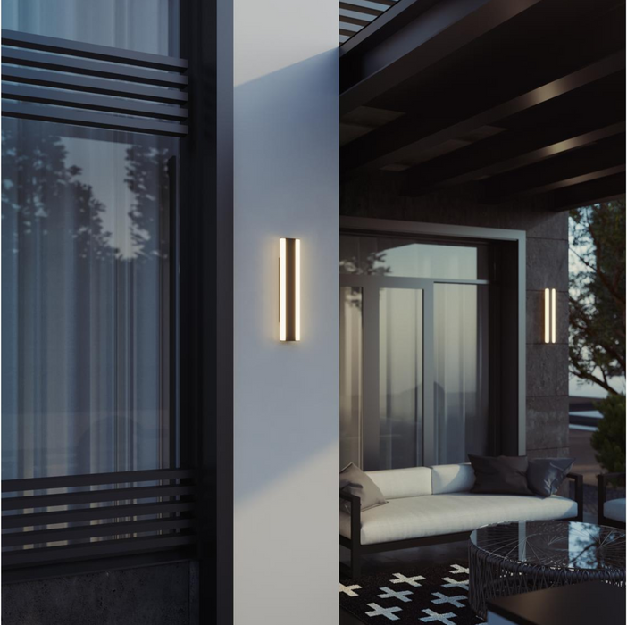AFX REAW0524 Rhea 24'' LED Outdoor Sconce Black