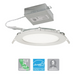 Recessed Downlight AFX Tuck 4" White Low Profile Recessed LED Downlight 5CCT AFX Lighting