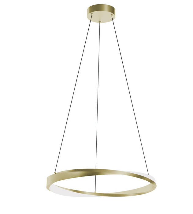 LED Chandelier AFX Lighting OBRP24 Oberon 24 Inch LED Twisted Ring Chandelier AFX