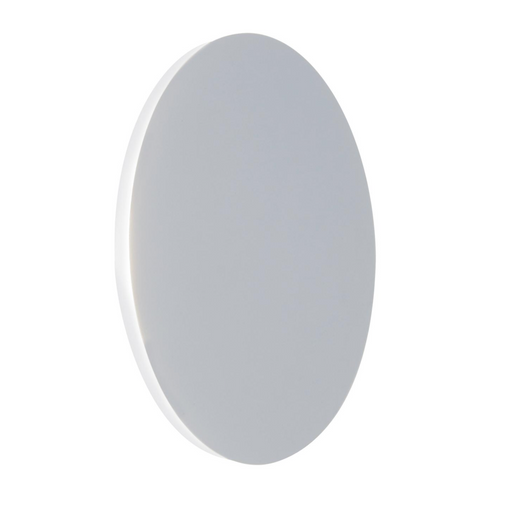 Round gray object on a white background