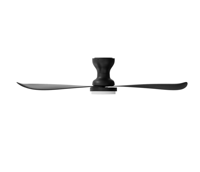 AFX BNKN523 Banks 52 Inch 3 Blade Ceiling Fan with Light Kit & Remote Black