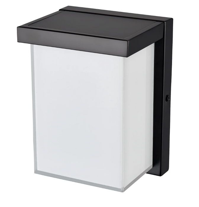 Millennium Lighting 8" Tall LED Outdoor Wall Sconce with Frosted Glass Shade - ADA Compliant LightStoreUSA