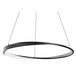 LED Chandelier AFX Oberon 32" LED Twisted Ring Chandelier | 5CCT, Dimmable, 3 Finishes AFX