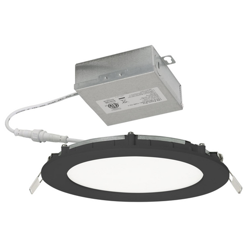 Recessed Downlight AFX Tuck 6" Black Low Profile Recessed LED Downlight 5CCT AFX Lighting