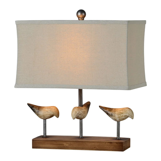 Forty West Designs 70909 Snipes Beachy Bird Wooden Table Lamp LightStoreUSA