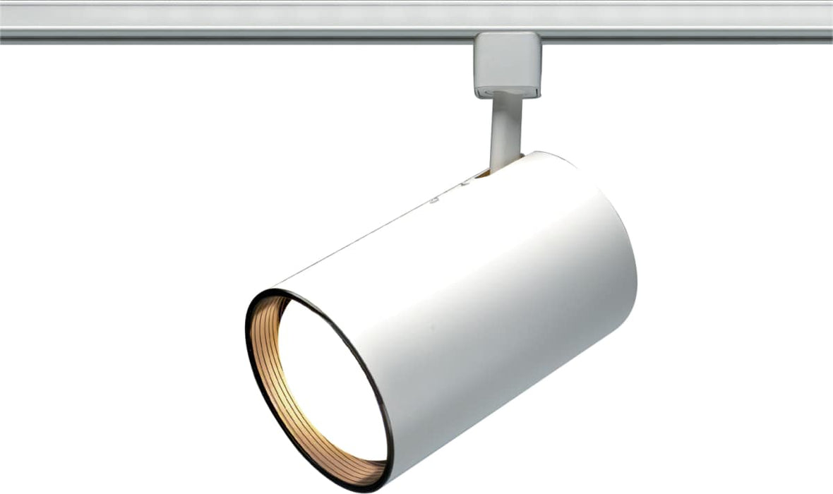 Track Head Nuvo TH200 1 Light - R20 - Track Head - Straight Cylinder - White Finish - H-Style Nuvo