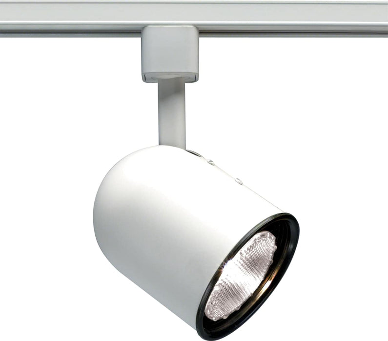 Track Head Nuvo TH218 1 Light - PAR30 - Track Head - Short Bullet Cylinder - White Finish - H-Style Nuvo