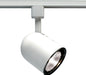 Track Head Nuvo TH218 1 Light - PAR30 - Track Head - Short Bullet Cylinder - White Finish - H-Style Nuvo