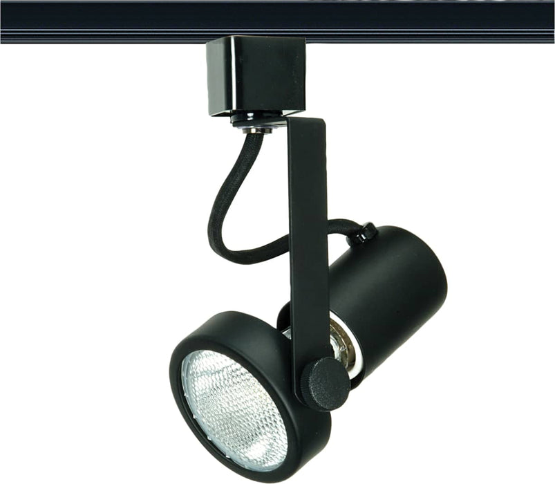 Track Head Nuvo TH221 1 Light - PAR20 - Track Head - Gimbal Ring - Black Finish - H-Style Nuvo
