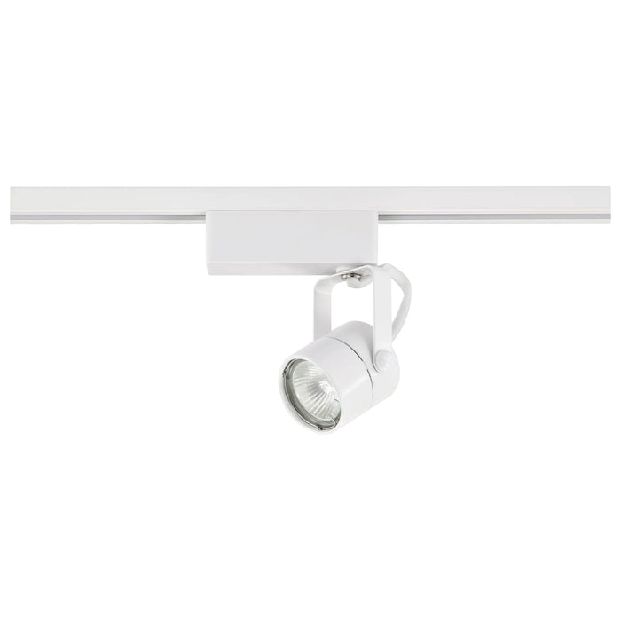 Track Head Nuvo TH234 1 Light - MR16 - 12V Track Head - Round - White Finish - H-Style Nuvo
