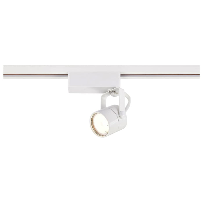 Track Head Nuvo TH234 1 Light - MR16 - 12V Track Head - Round - White Finish - H-Style Nuvo