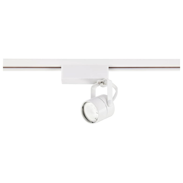 Track Head Nuvo TH234 1 Light - MR16 - 12V Track Head - Round - White Finish - H-Style Nuvo