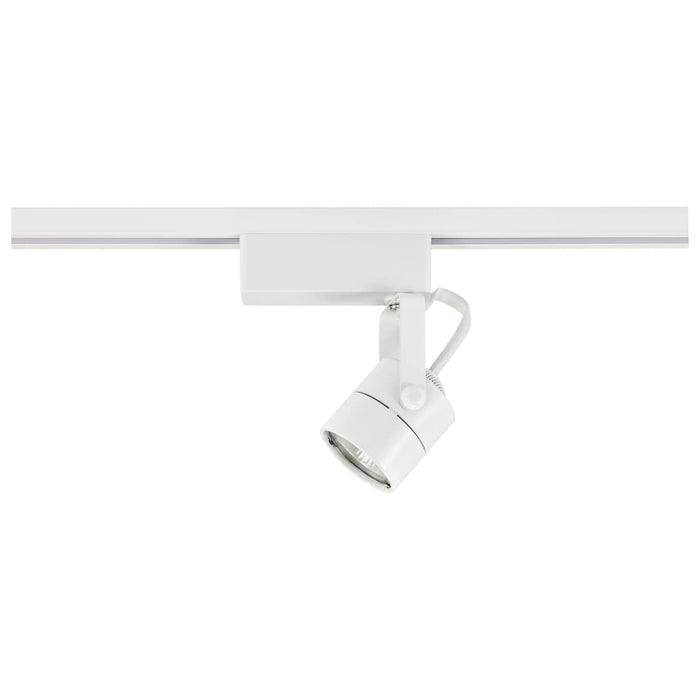 Track Head Nuvo TH234 1 Light - MR16 - 12V Track Head - Round - White Finish - H-Style Nuvo