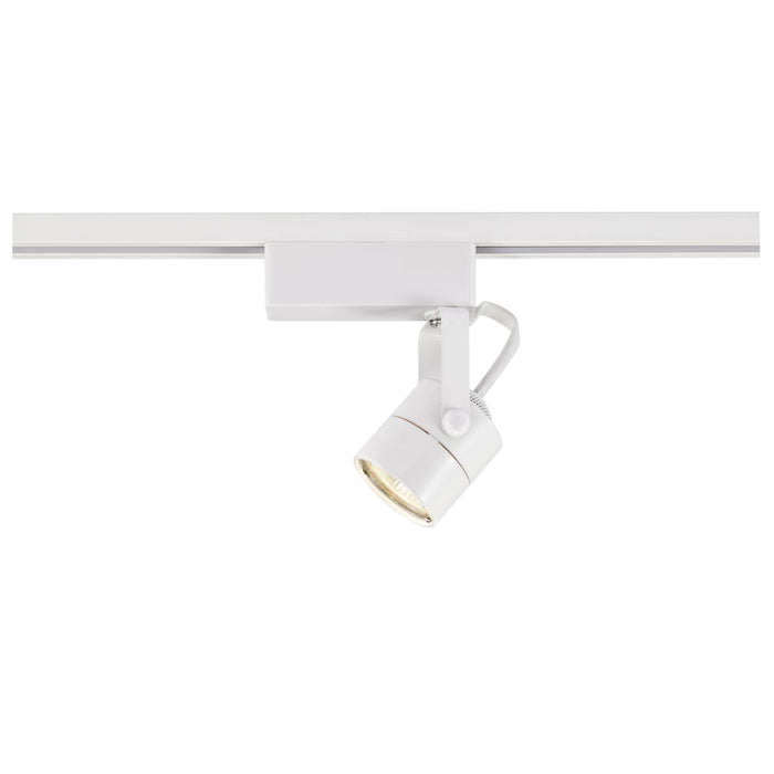 Track Head Nuvo TH234 1 Light - MR16 - 12V Track Head - Round - White Finish - H-Style Nuvo