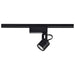 Track Head Nuvo TH235 1 Light - MR16 - 12V Track Head - Round - Black Finish - H-Style Nuvo